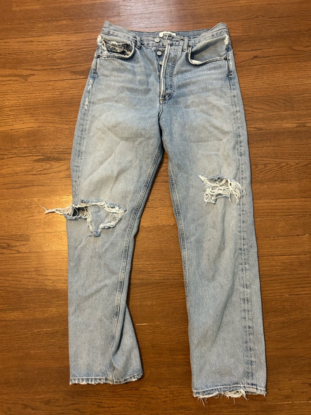 AGOLDE 90s Distressed Jeans